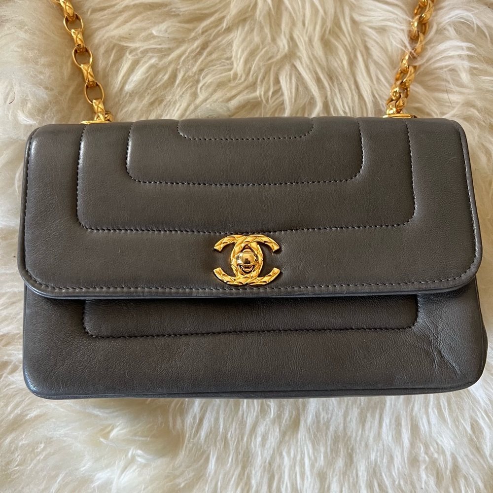 Vintage Classic from Estate Chanel RARE Bijoux Mini Flap Bag